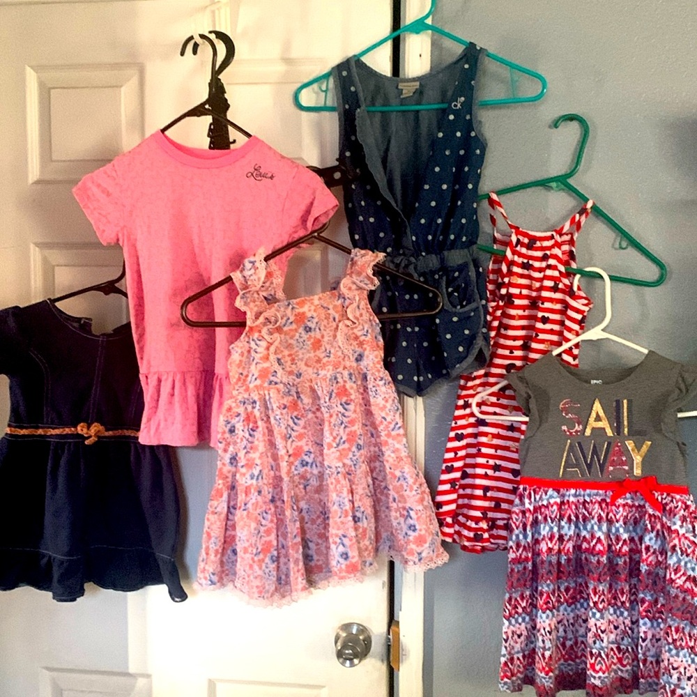 Bundle of 6 very EUC of Spring / summer girls dresses